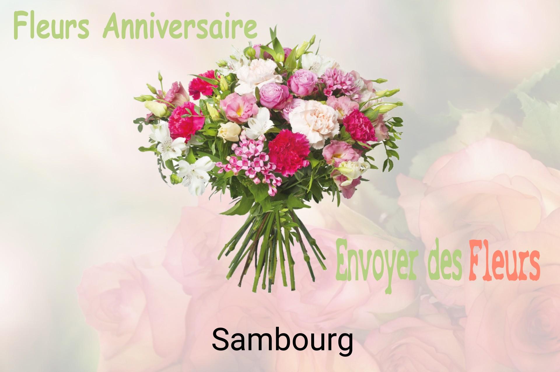 Bouquet de fleurs d’anniversaire livré à Sambourg